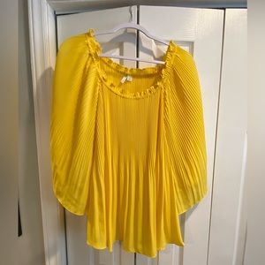 Plus size Bright yellow shirt from Cato
